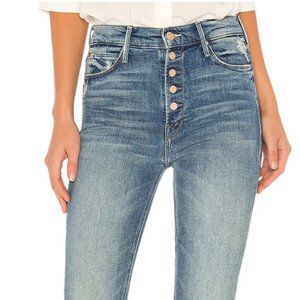 MOTHER The Pixie Dazzler Ankle Fray in Popism Size 29